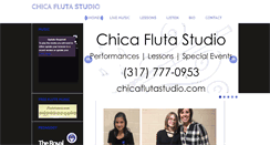 Desktop Screenshot of chicaflutastudio.com