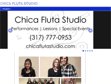 Tablet Screenshot of chicaflutastudio.com